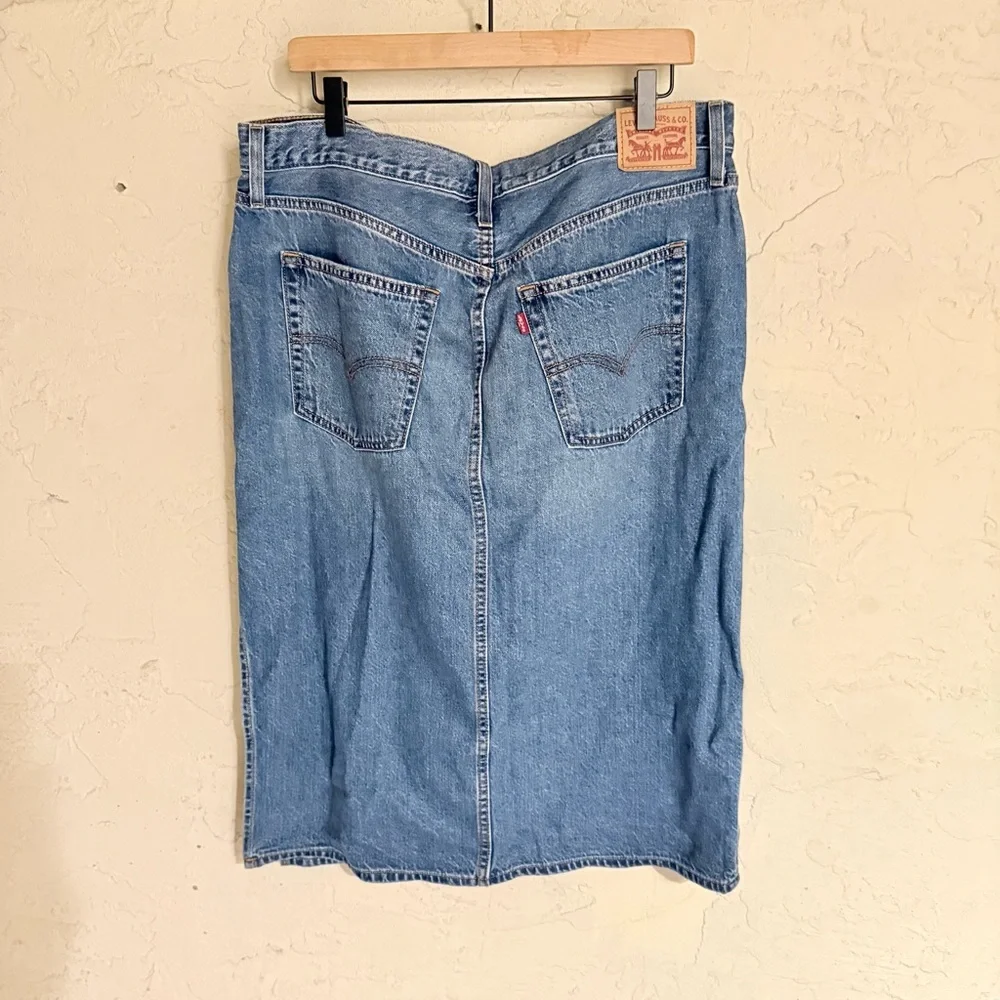 Levi’s Side Slit Skirt sz.33 - Picture 4 of 7